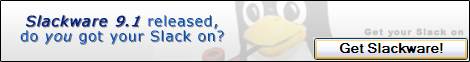 Slackware 9.1 Released Banner